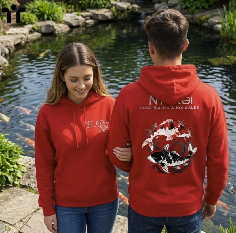 Fire Red Hoodie - Medium (40")